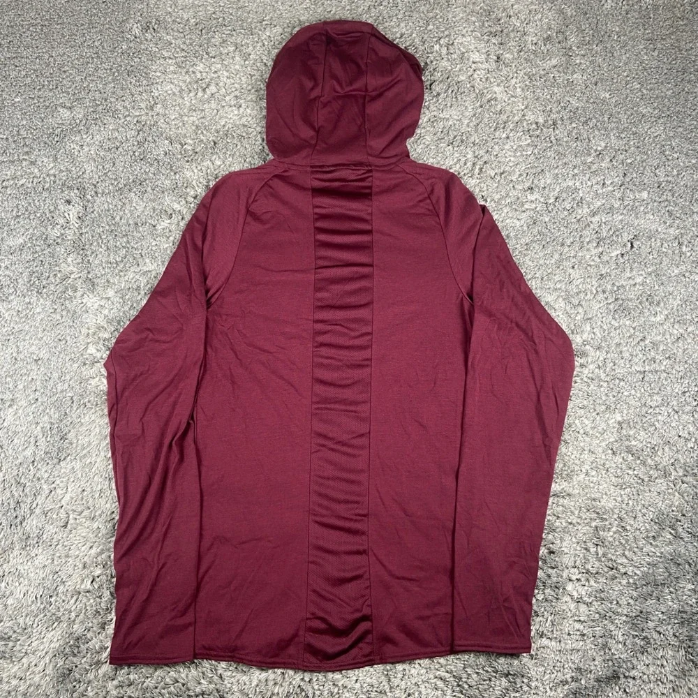 Jordan Training Hoodie Mens XS Burgundy Dri-Fit Long Sleeve Pullover AO9221-669